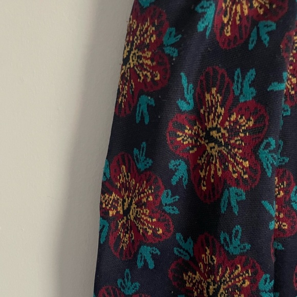 Lularoe Madison Floral Cooler Weather Skirt - Picture 5 of 9